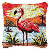 Knüpfset - Blumen für Kissen